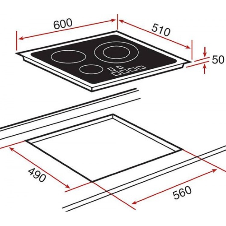 Bếp từ TeKa IRS 631