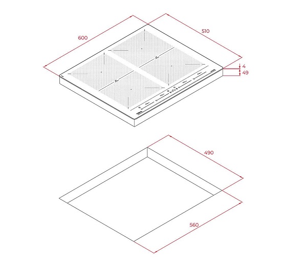 Bếp từ TeKa IZF 64600 MSP