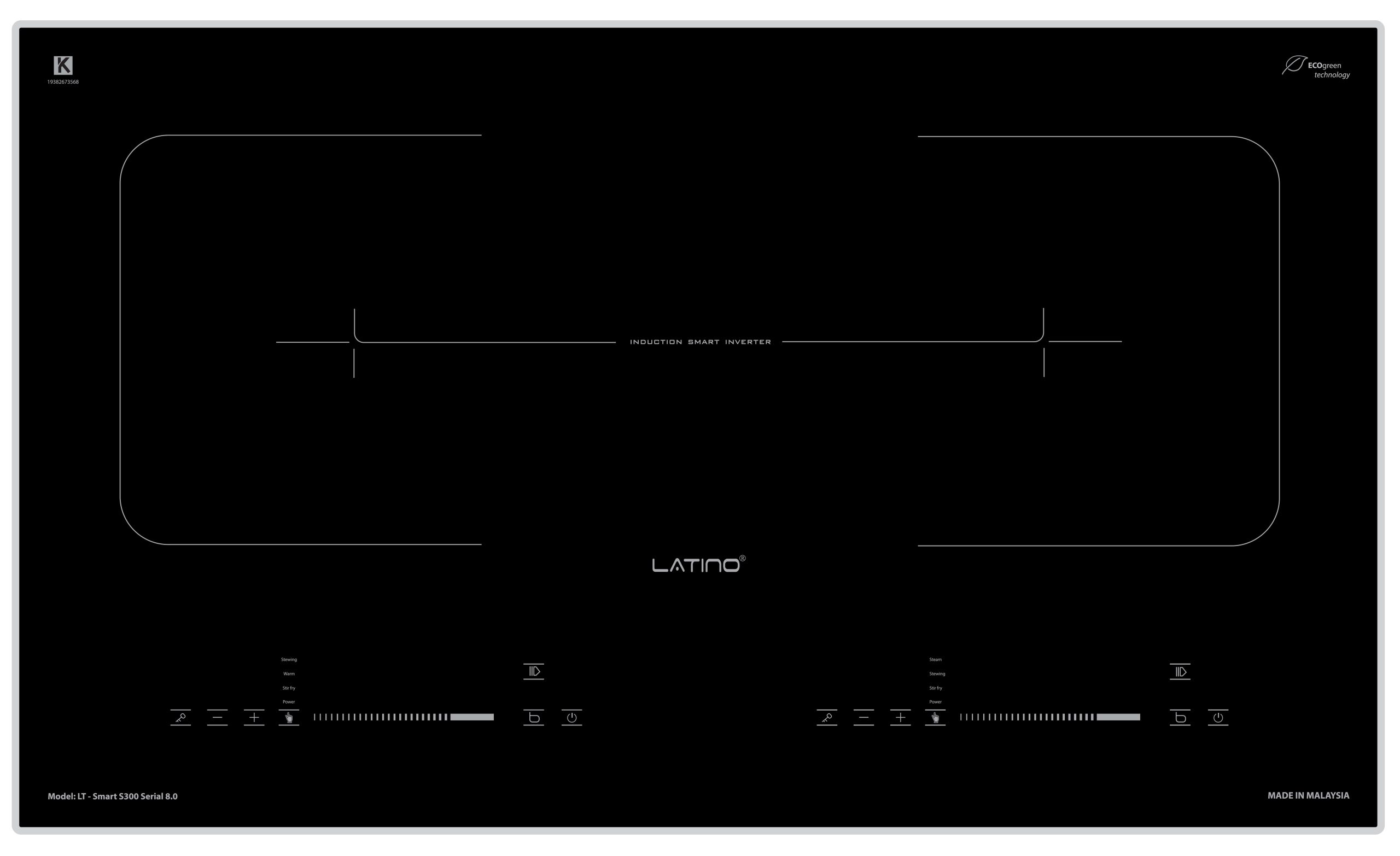 Bếp từ đôi Latino LT SMART S300 SERIAL 8.0