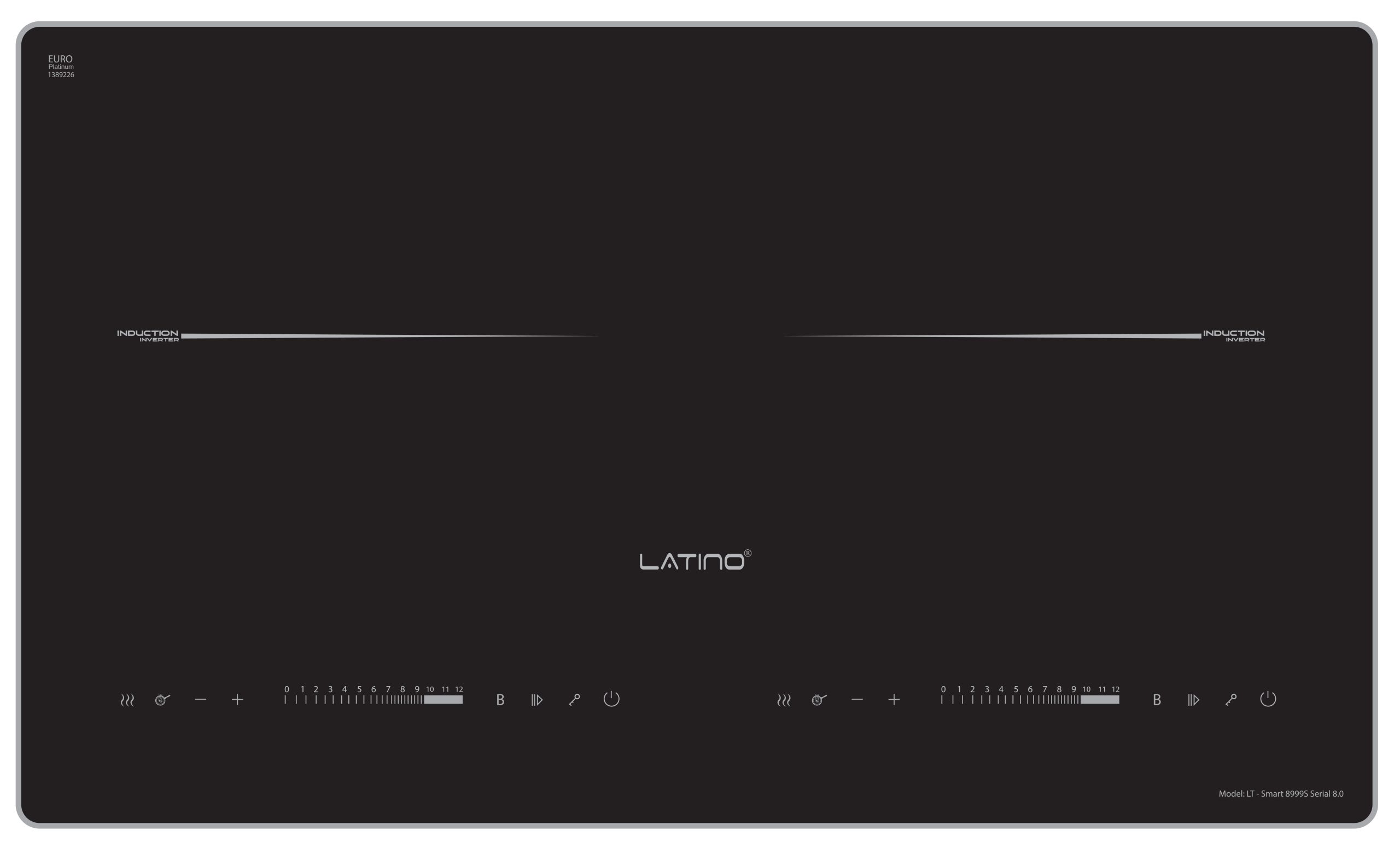 Bếp từ đôi Latino SMART LT 8999S SERIAL 8.0