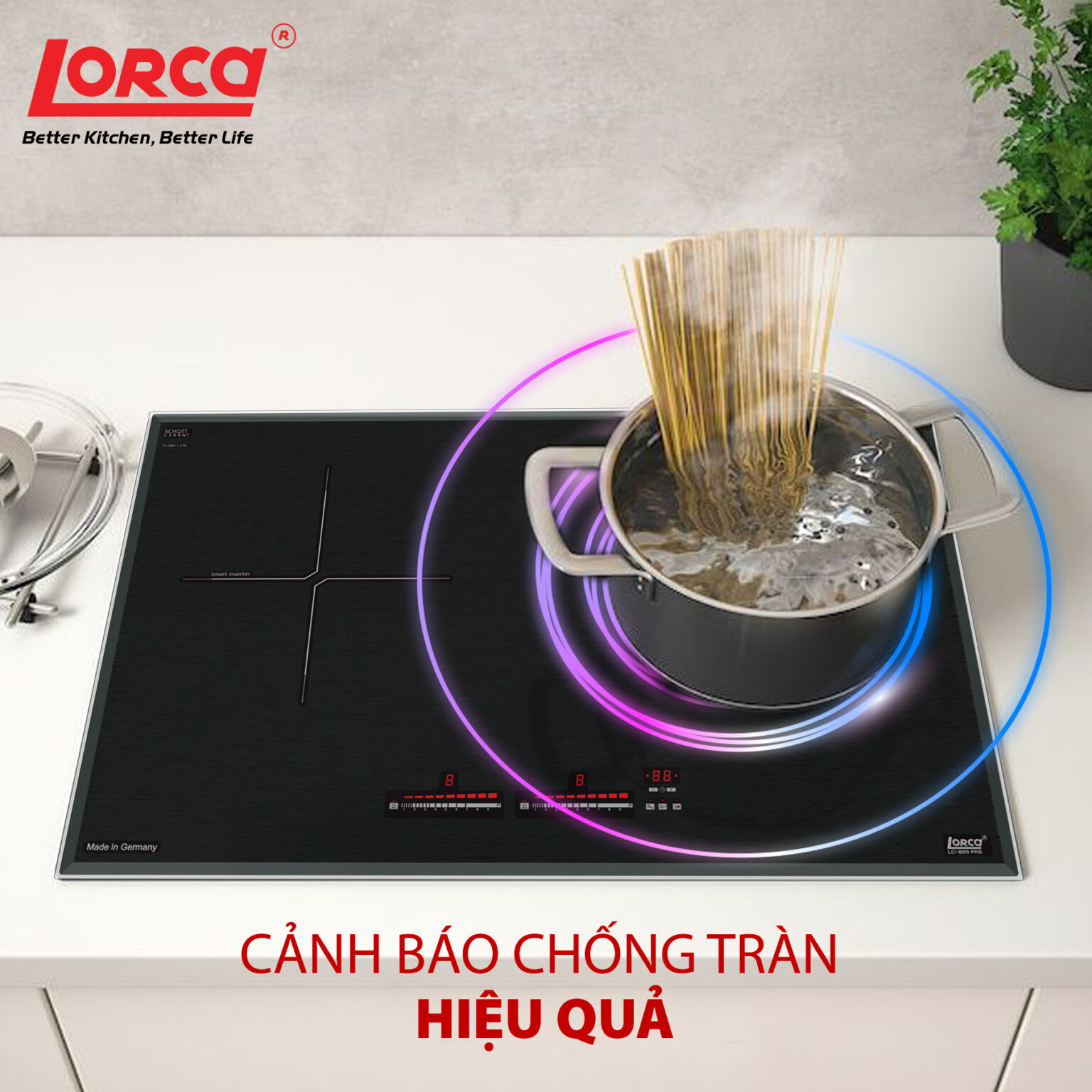 Bếp từ đôi Lorca LCI 809 PRO