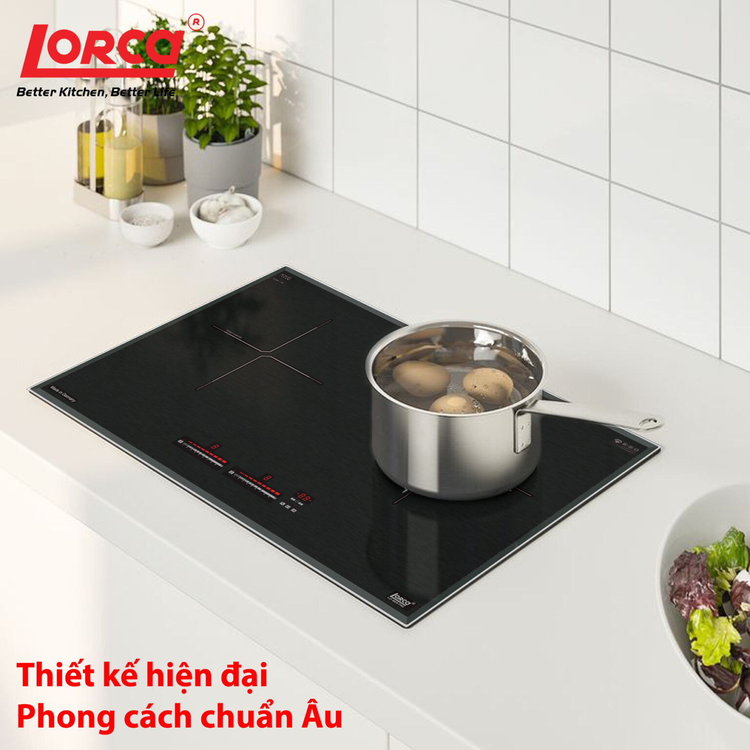 Bếp từ đôi Lorca LCI 809 PRO
