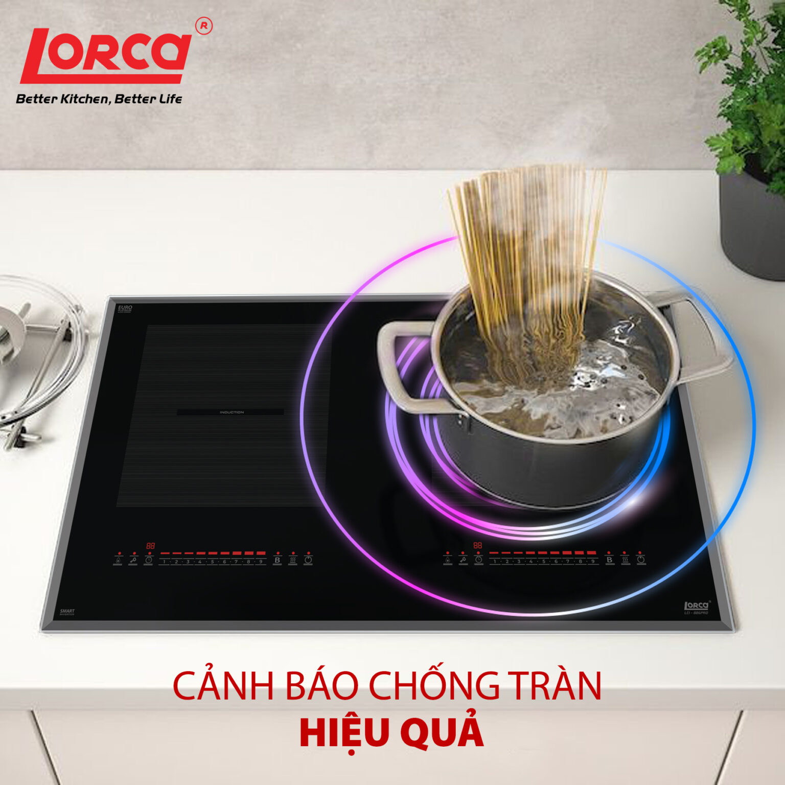 Bếp từ đôi Lorca LCI 886 PRO