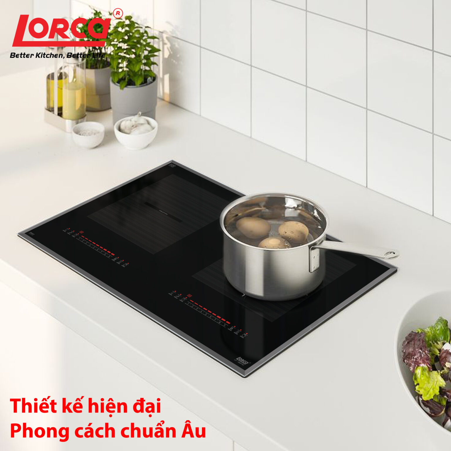 Bếp từ đôi Lorca LCI 886 PRO