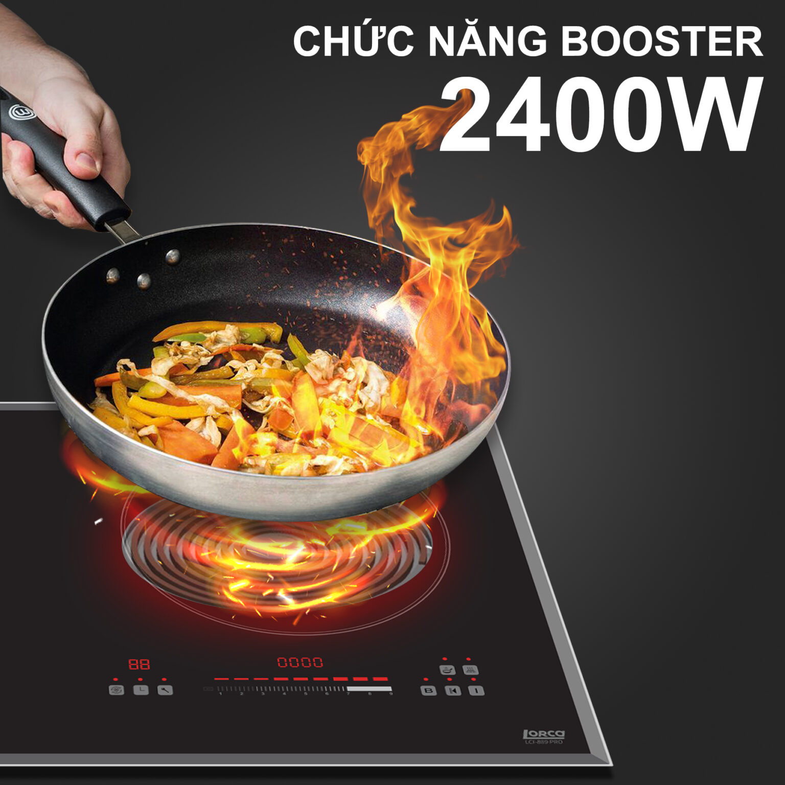 Bếp từ đôi Lorca LCI 889 PRO