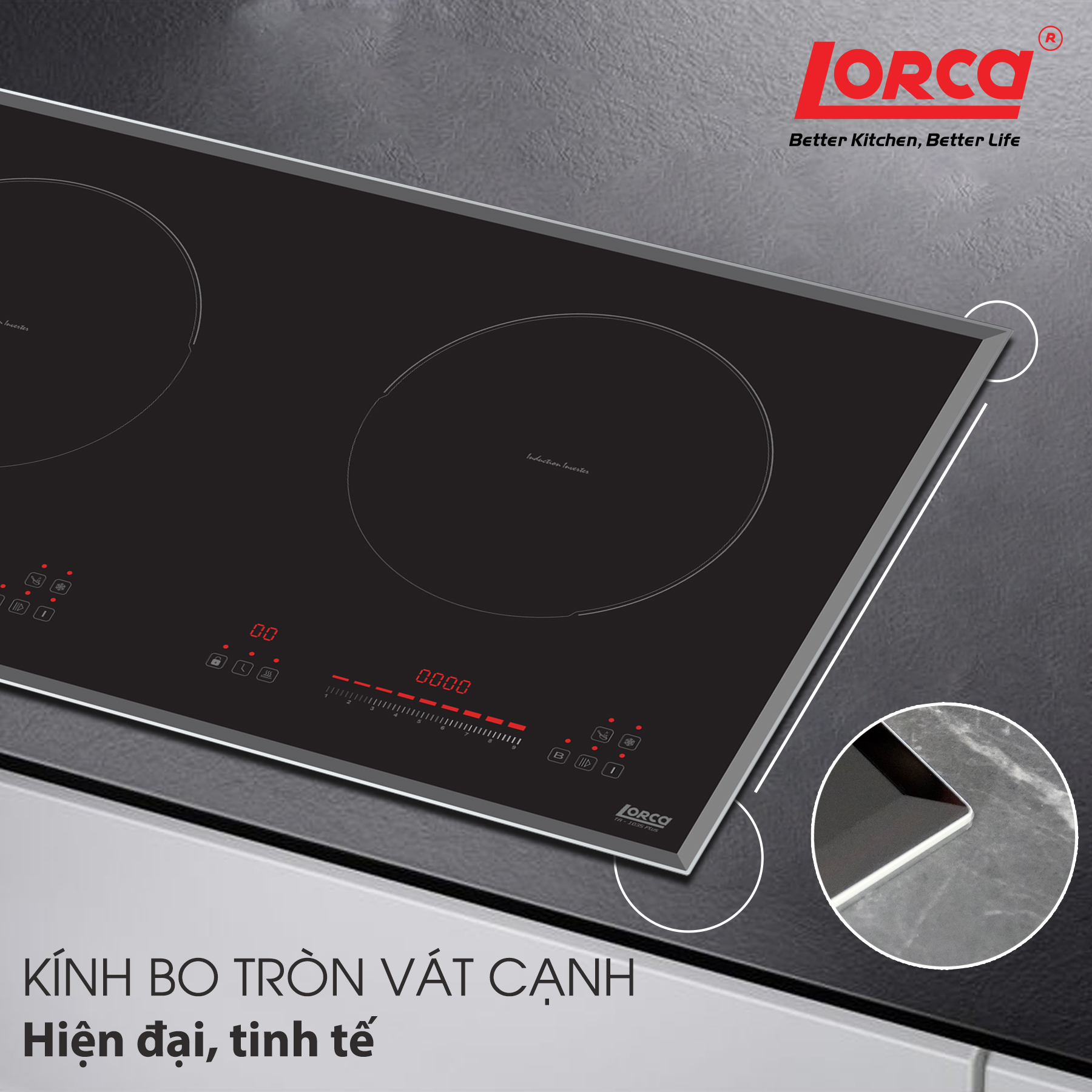 Bếp từ đôi Lorca TA 1035 PLUS