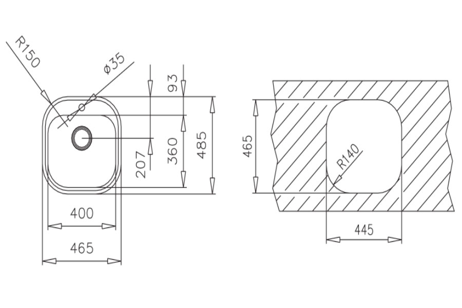 Chậu rửa Teka STYLO 1B