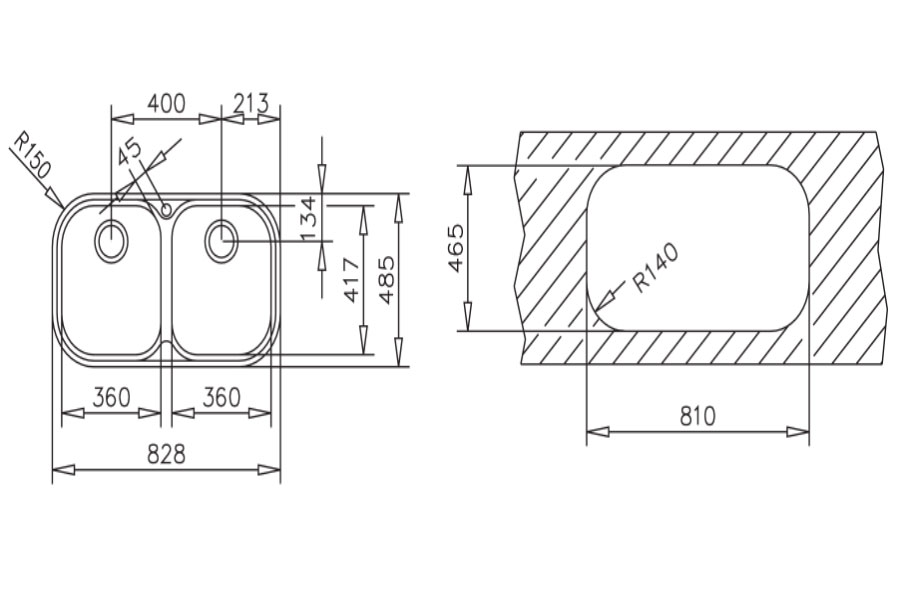 Chậu rửa Teka STYLO 2B