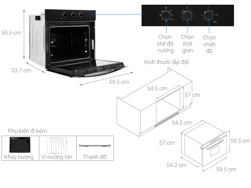 Lò nướng Teka HBB 610 BK