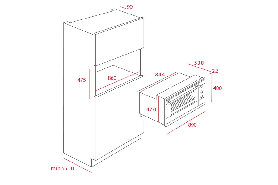 Lò nướng Teka HL940