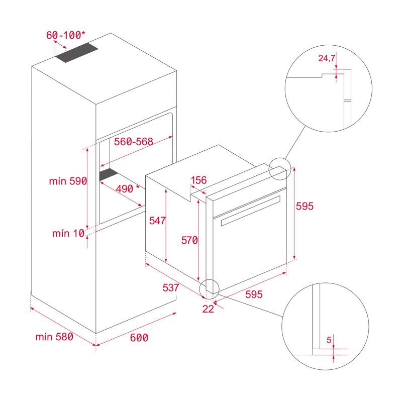 Lò nướng Teka HSB 635
