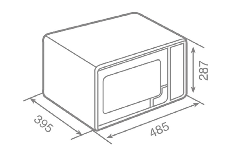 Lò vi sóng kết hợp nướng Teka MWE 210G