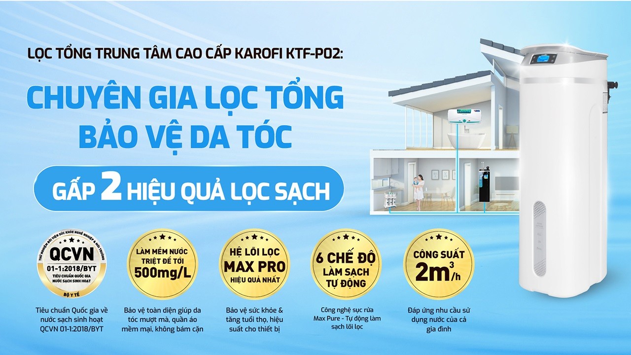 Lọc tổng trung tâm Karofi KTF-P02