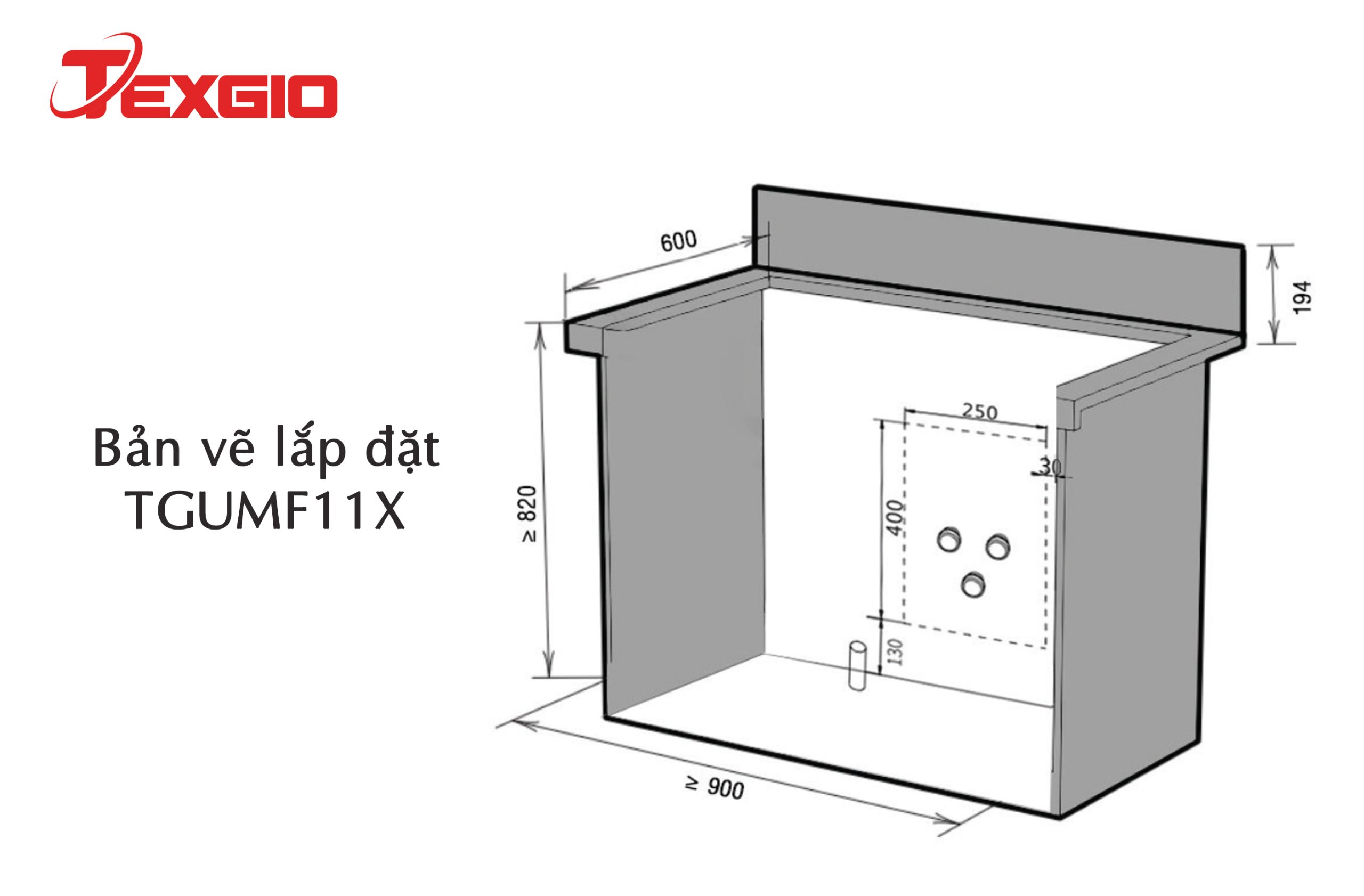 Máy Rửa Chén Tích Hợp Chậu Rửa Texgio TGUMF11X
