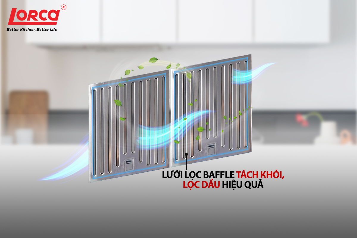 Máy hút mùi Lorca TA 2001MD 70cm