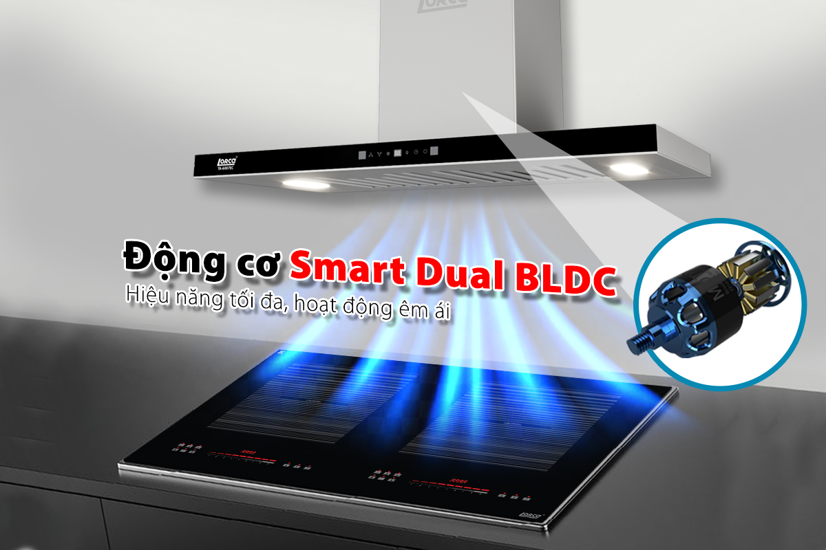 Máy hút mùi Lorca TA 6007EC 90cm