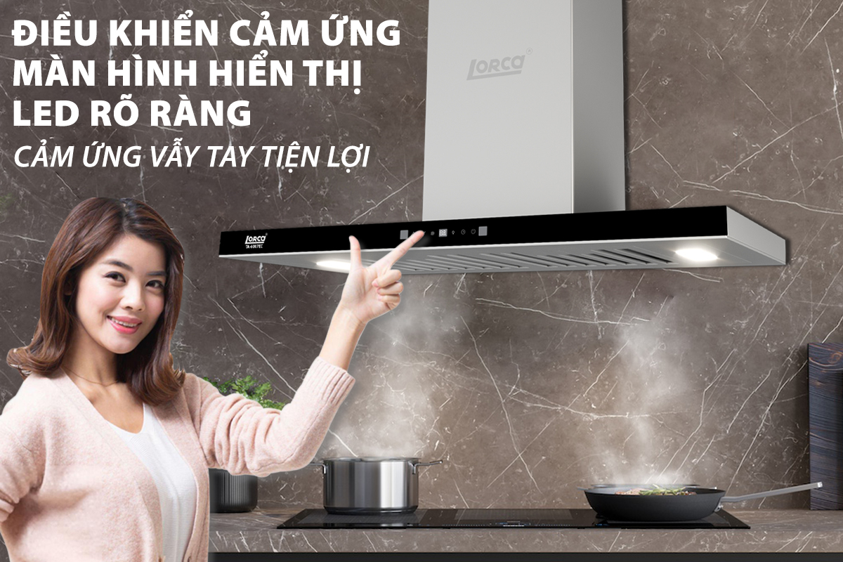 Máy hút mùi Lorca TA 6007EC 90cm