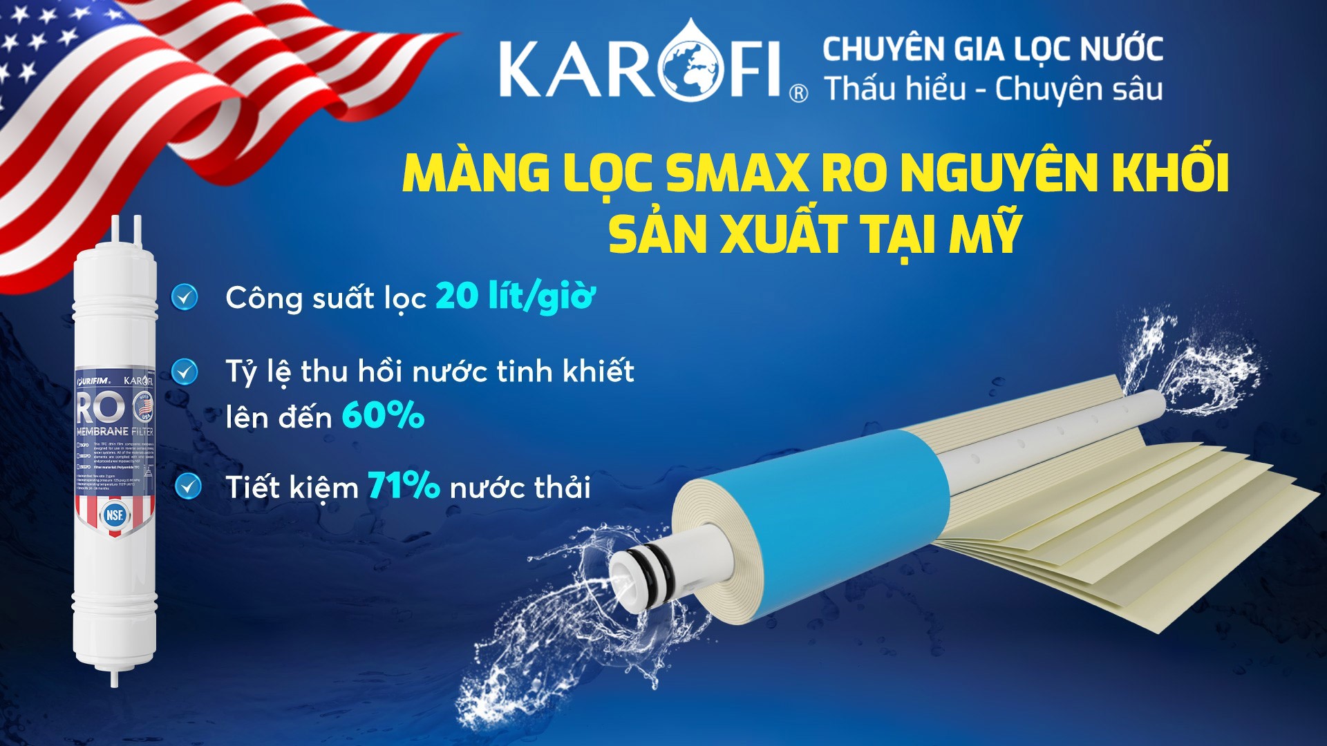 Máy lọc nước Karofi Optimus KAD-D66