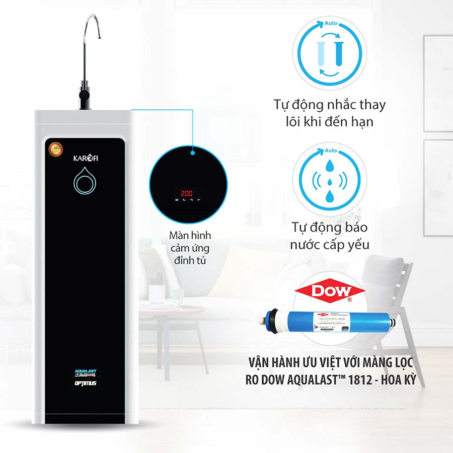 Máy lọc nước Karofi Optimus O-i129/U