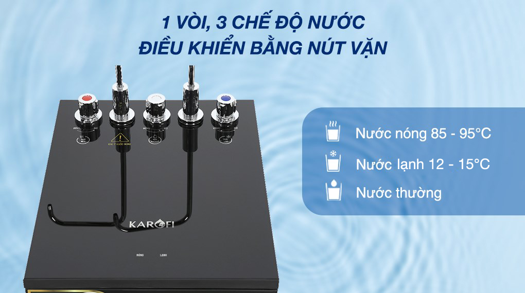 Máy lọc nước nóng lạnh Karofi KAD-X39