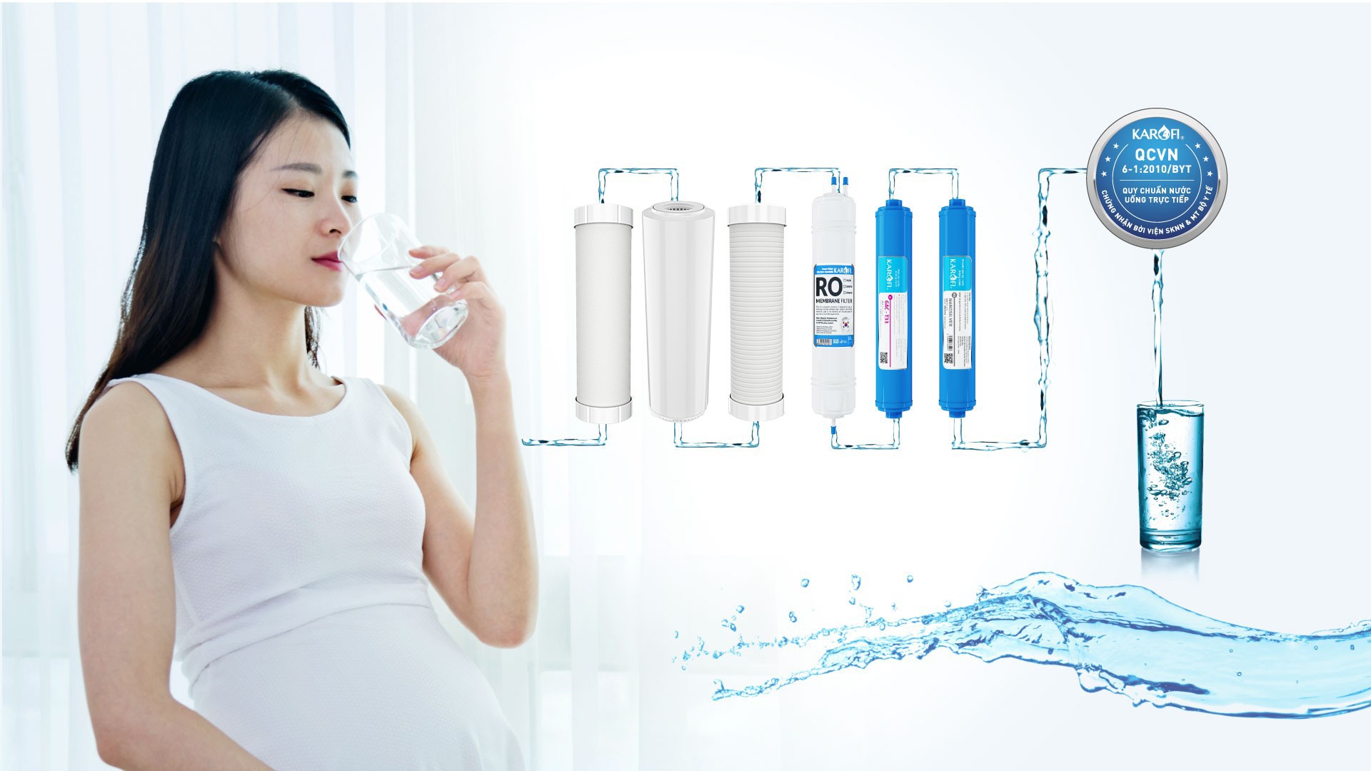 Máy nóng lạnh Karofi HCV200RO