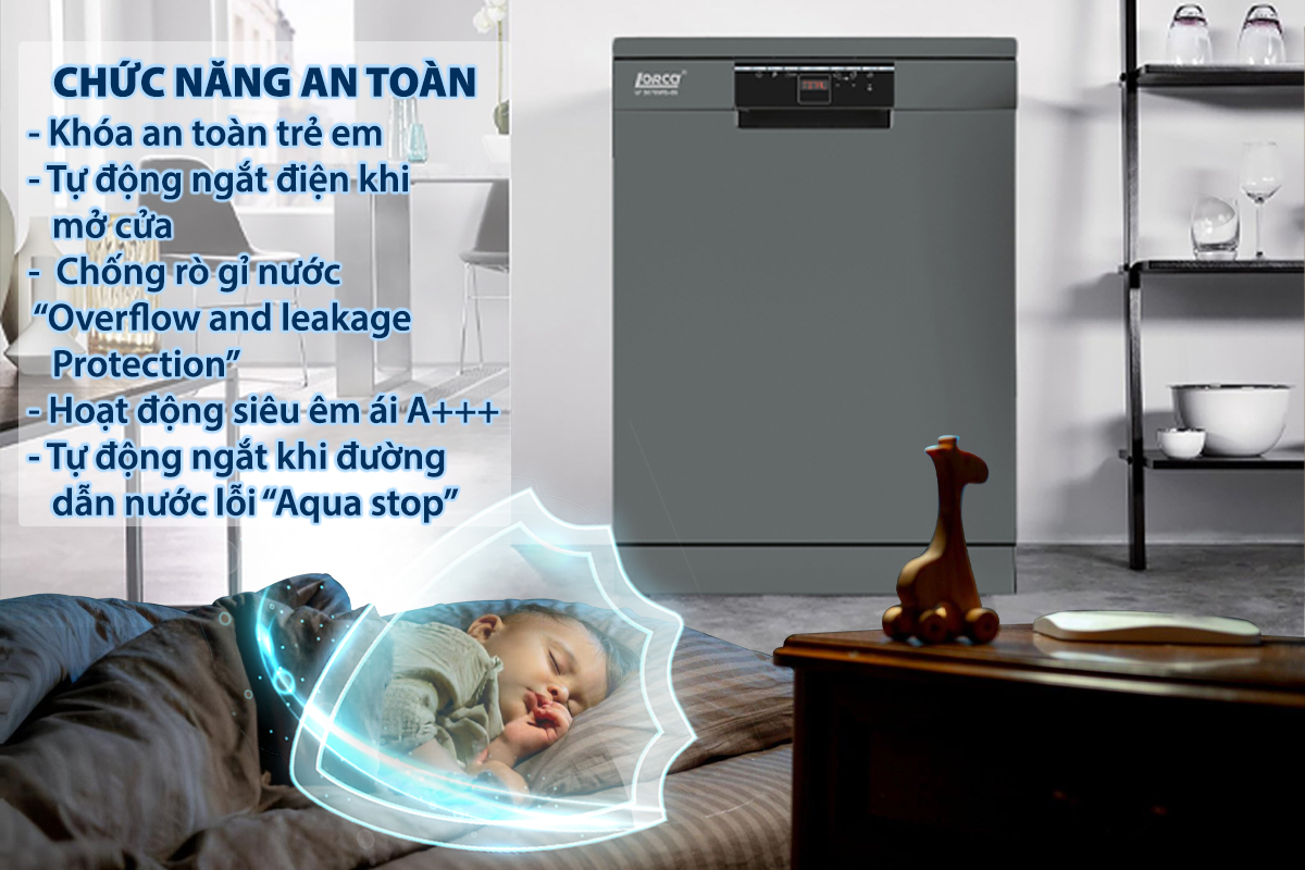Máy rửa bát Lorca LF 3E7DWS-05