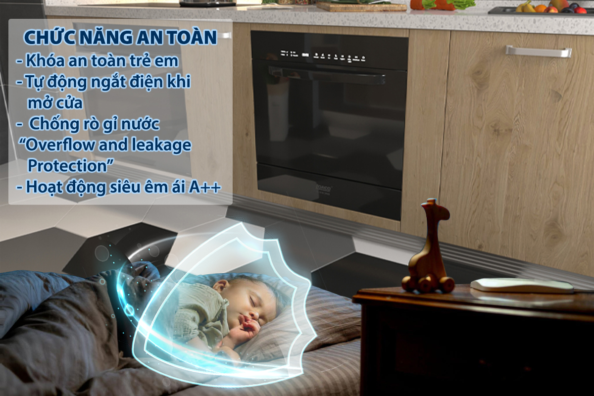 Máy rửa bát Lorca TA 916DWB