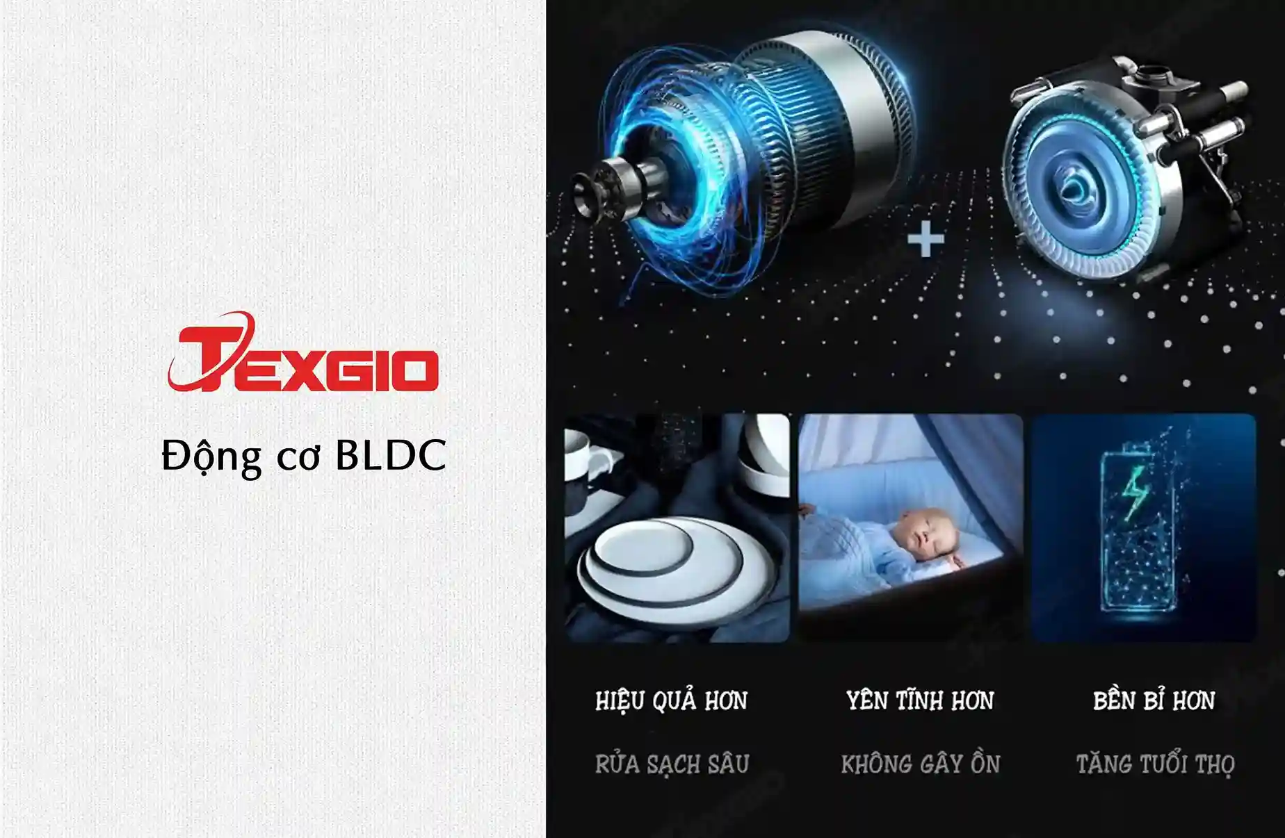 Máy rửa bát Texgio TGDH795B Smart+