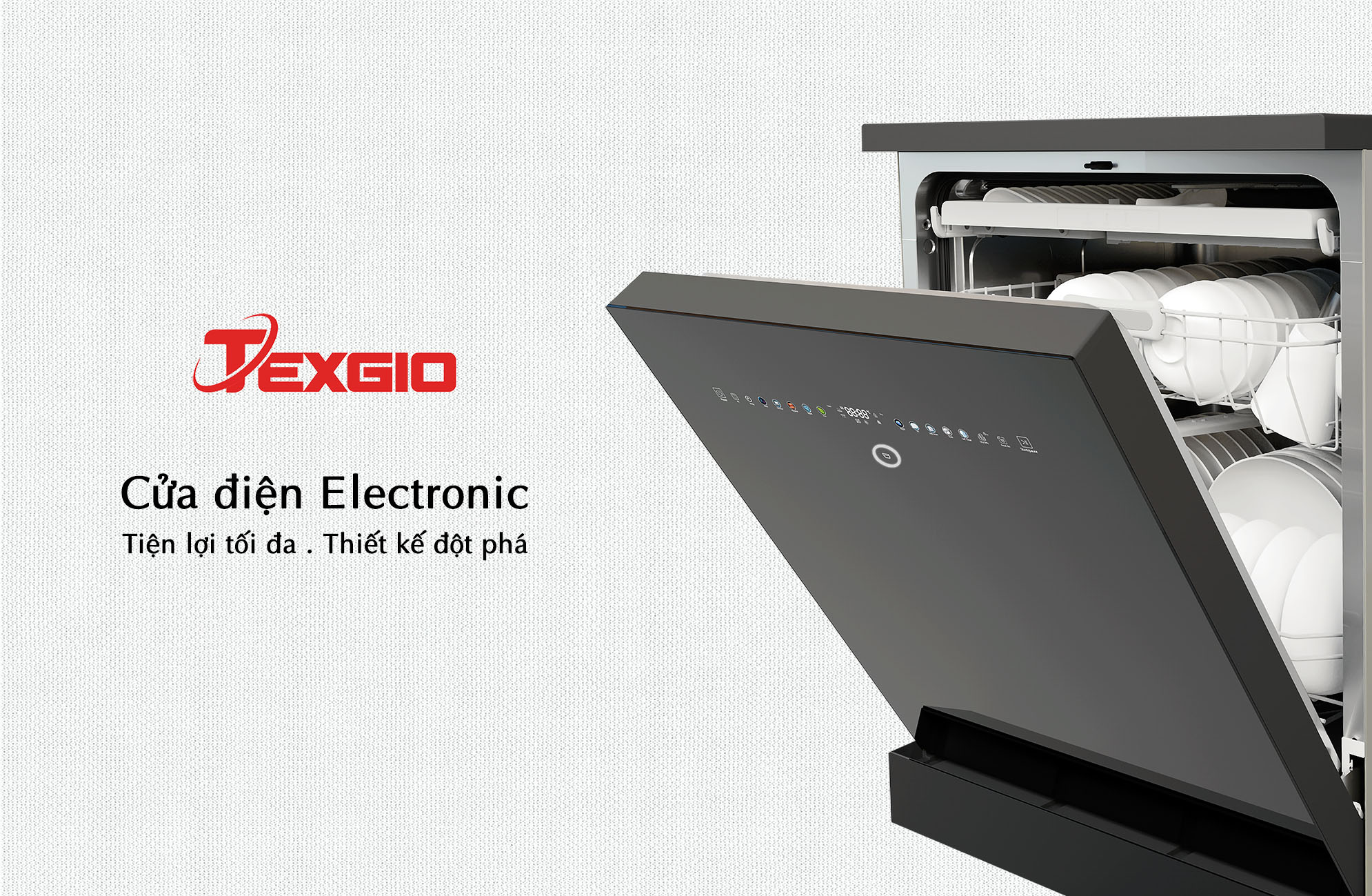Máy rửa bát Texgio TGDM795B Smart Pro