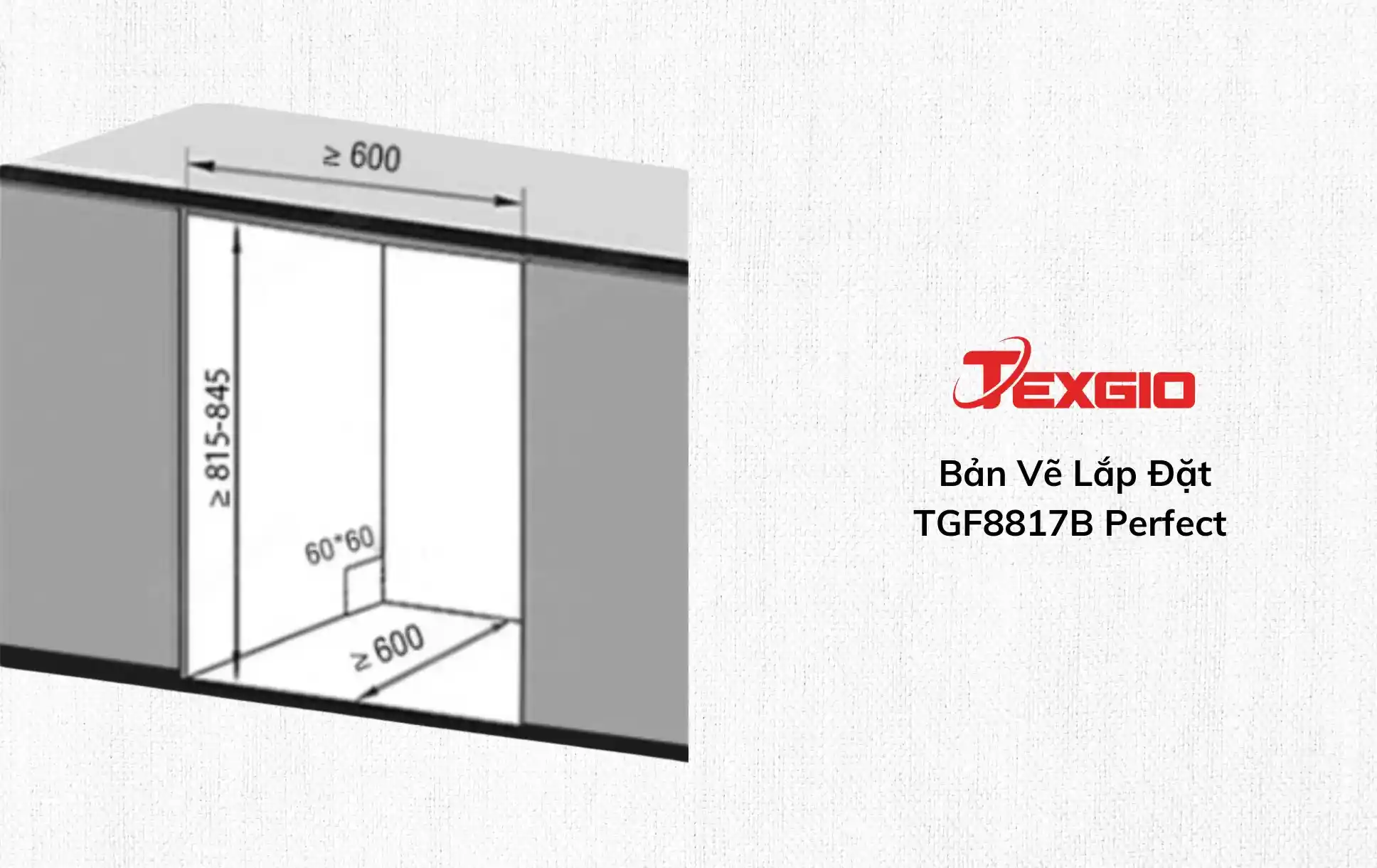Máy rửa bát Texgio TGF8817B Perfect