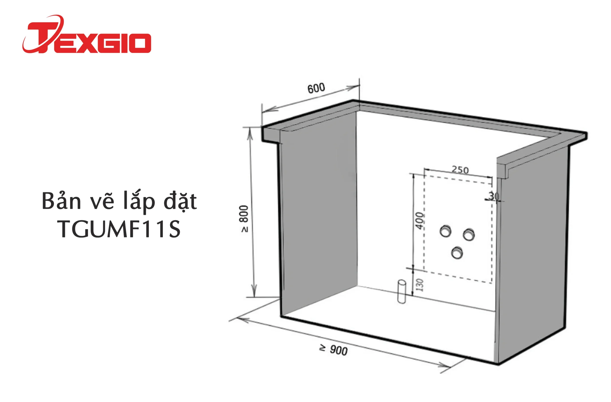 Máy rửa bát đa năng Texgio TGUMF11S