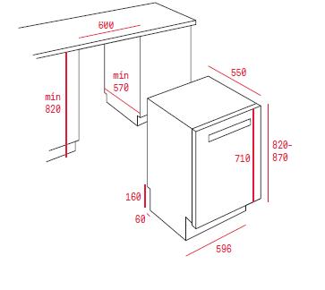 Máy rửa chén Teka DW8 55 FI