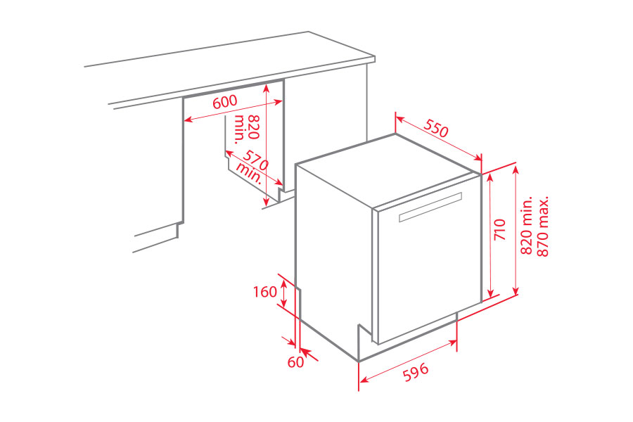 Máy rửa chén Teka DW8 80 FI