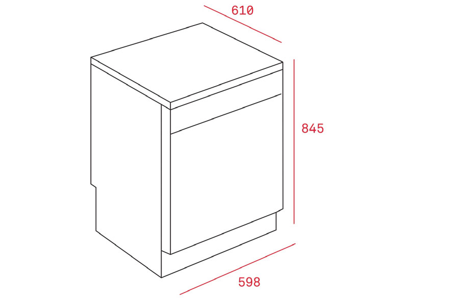 Máy rửa chén Teka LP8 820