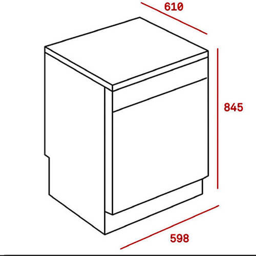 Máy rửa chén Teka LP9 850