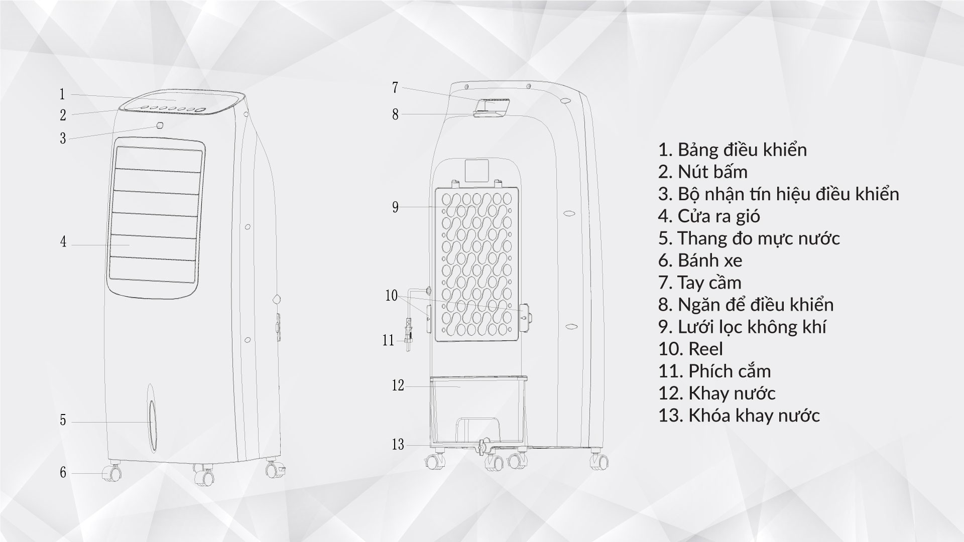 Quạt điều hòa Karofi KAC-18R
