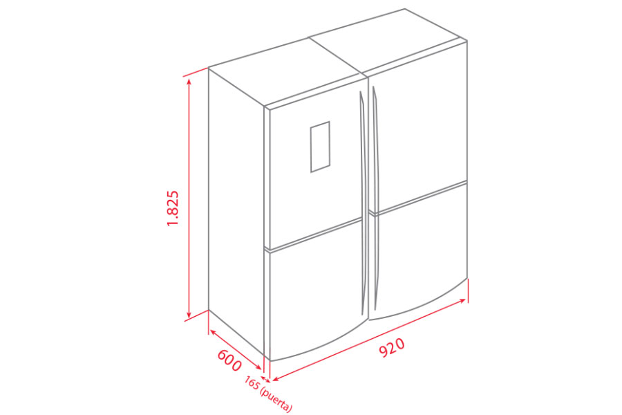 Tủ lạnh Teka NFE4 900 X