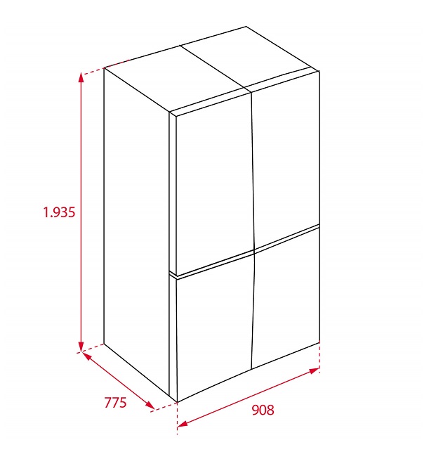 Tủ lạnh Teka RMF 77920 EU SS