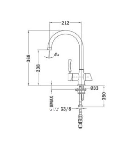 Vòi rửa Teka KB 915