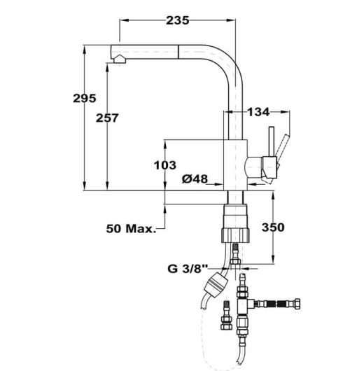 Vòi rửa bát Teka ARN 938