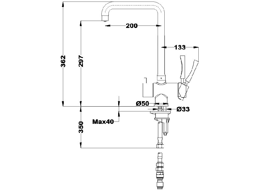 Vòi rửa bát Teka OS 210