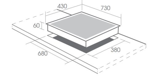 Bếp gas âm Latino LT-389C