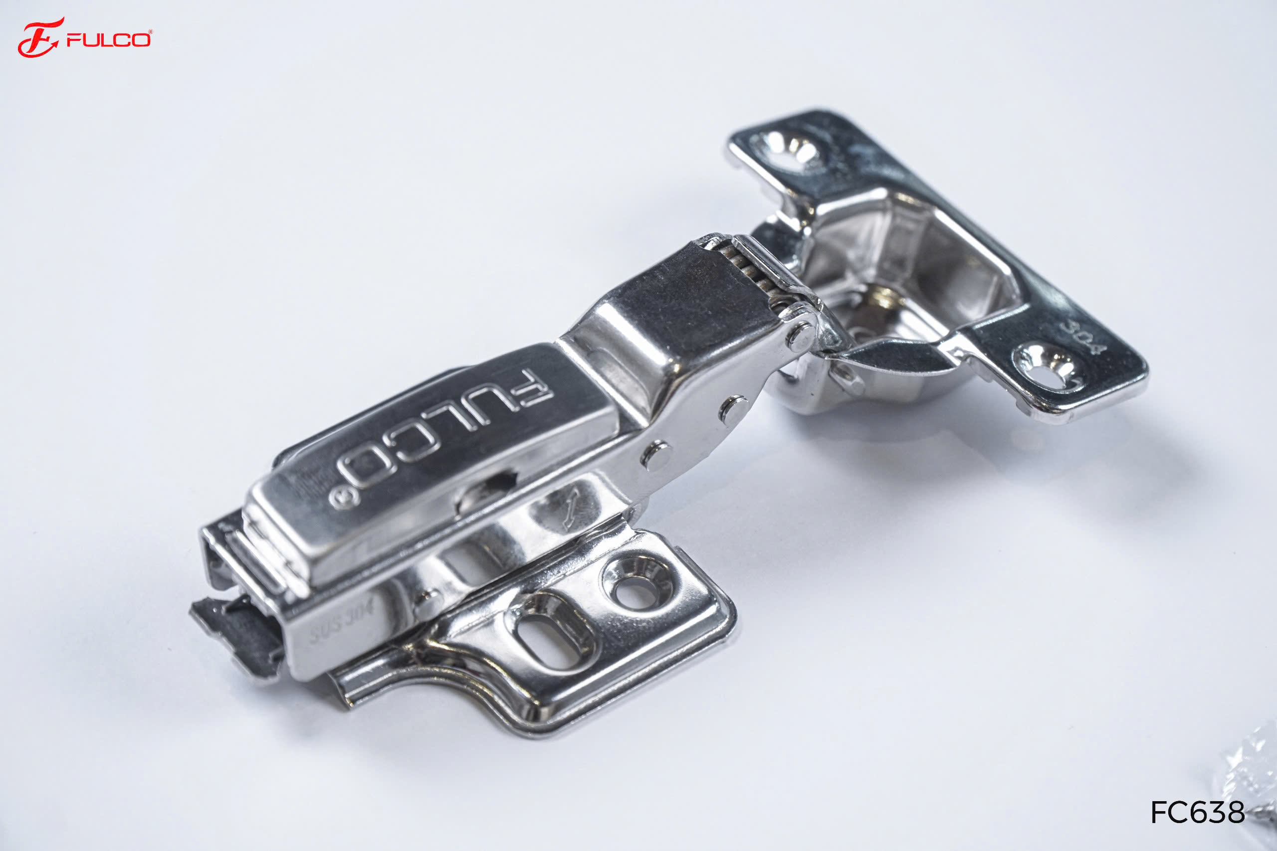 Bản lề inox 304 tháo lắp nhanh Fulco FC638