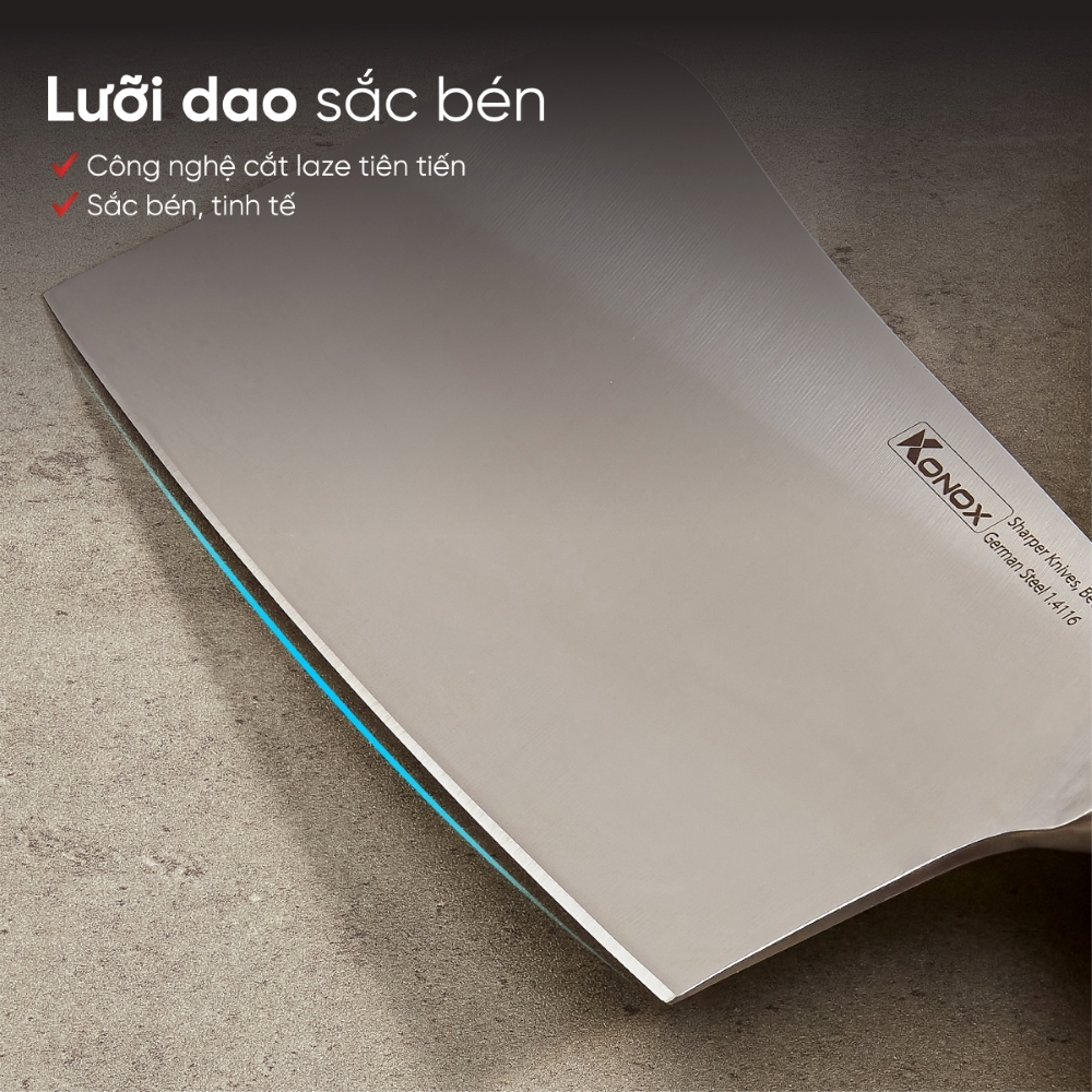 Bộ dao làm bếp cao cấp 5 món Konox Impecca