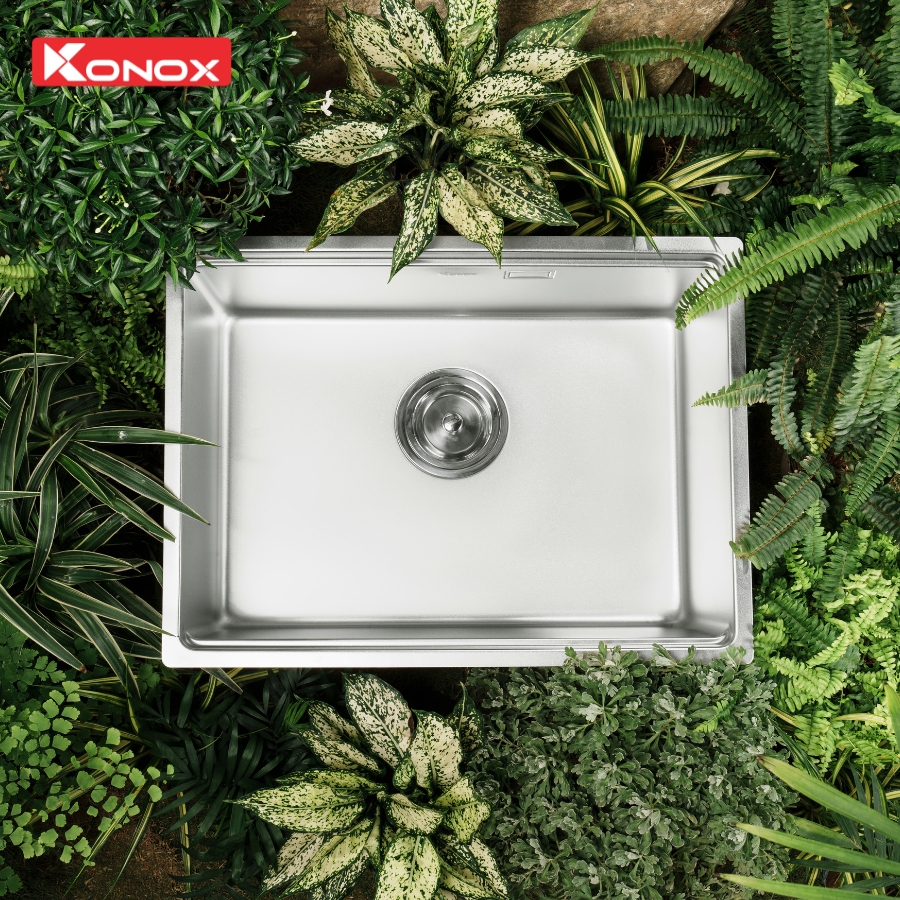 Chậu rửa bát phong cách Nhật Konox Tari 7648SM