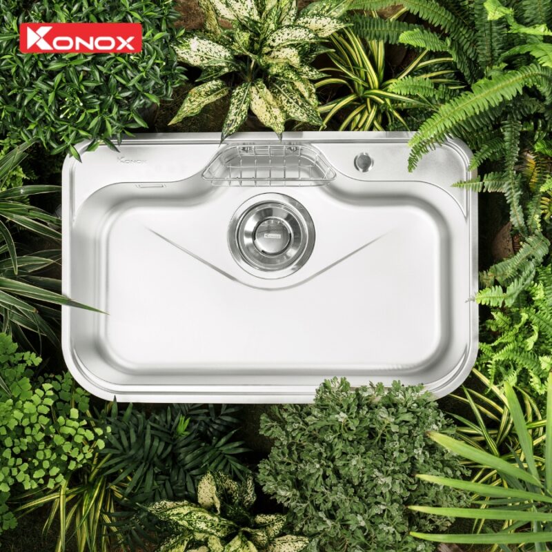 Chậu rửa bát phong cách Nhật Konox Tari 7851SM