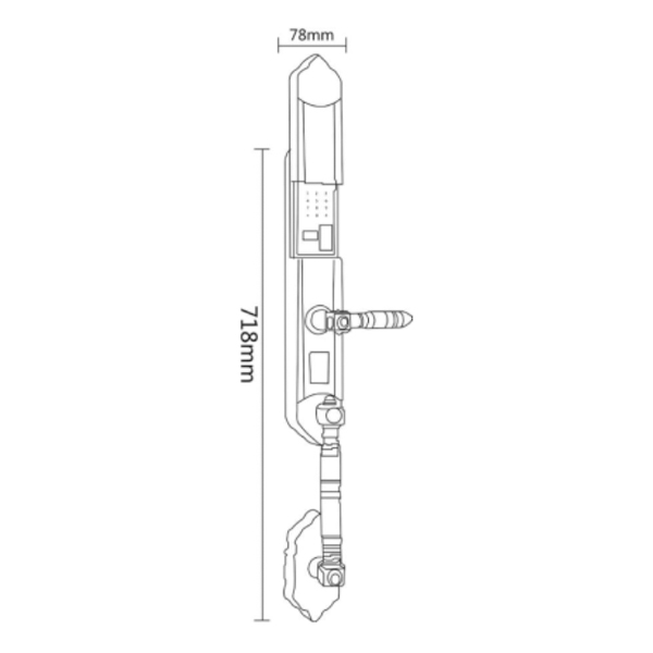 Khóa Đại Sảnh HYUNDAI HY-SLC8820 BRONZE
