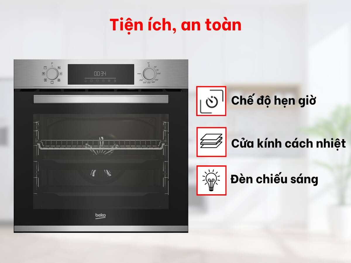 Lò nướng âm tủ Beko BBIM12300X