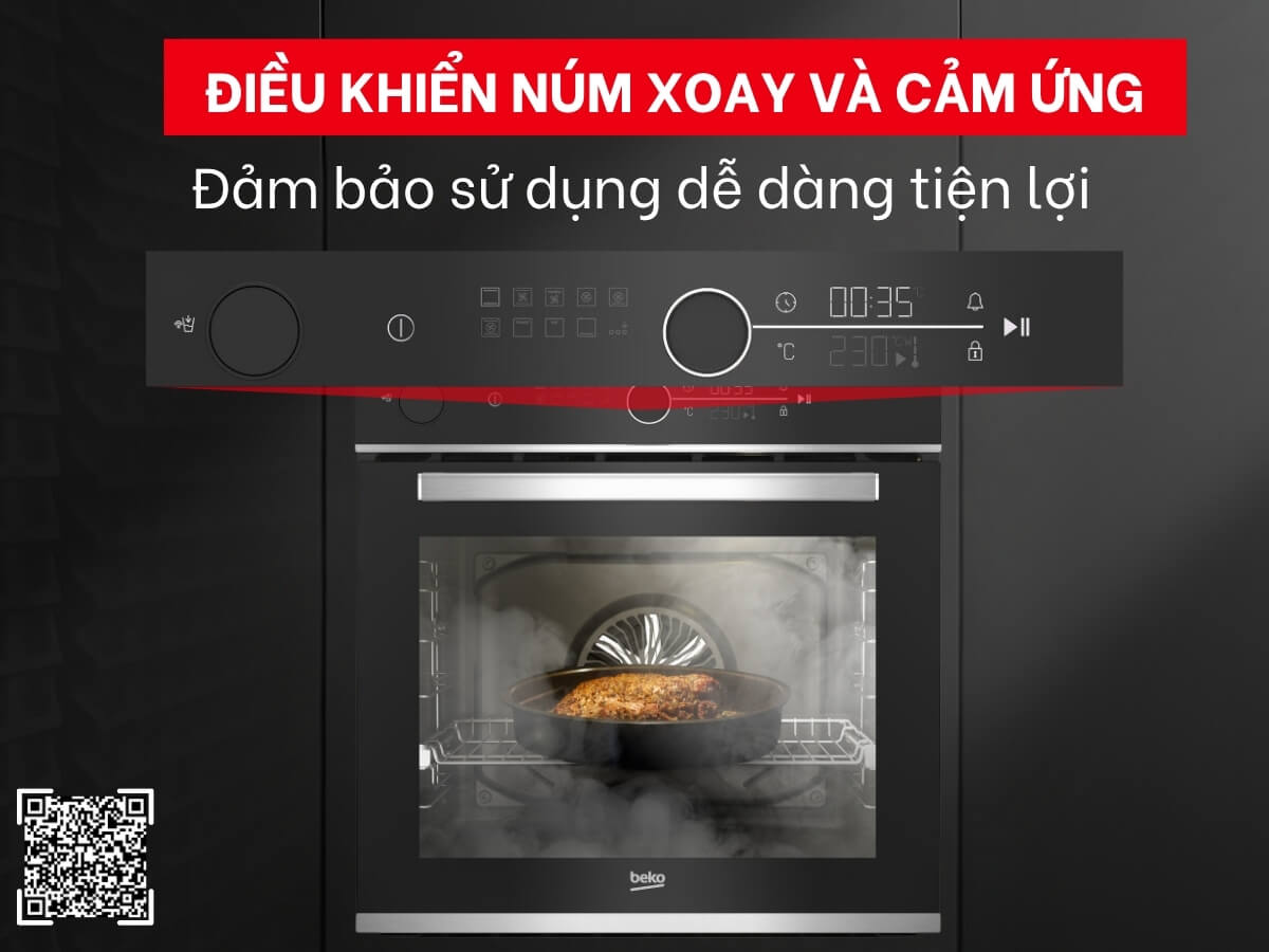 Lò nướng âm tủ Beko BBIS13400XMSE