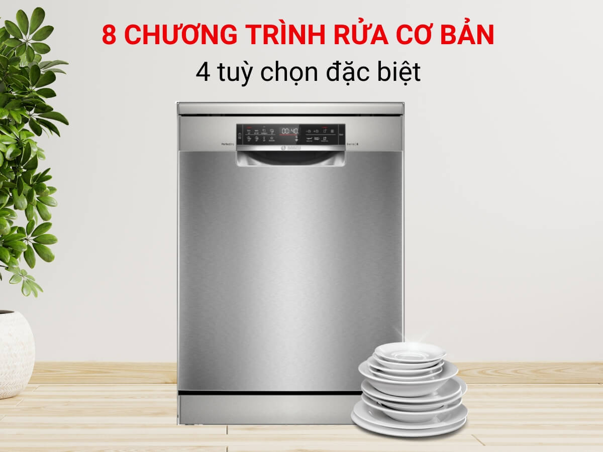 Máy Rửa Bát Độc Lập Bosch SMS6ZCI00P Series 6